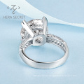 Factory Outlet Round Brilliant Cut Diamond Jewelry Ring Women Engagement Ring Diamond